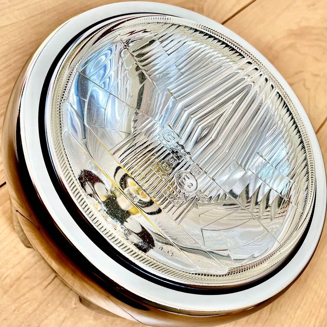 masaru！　当時物 CIBIE シビエ 凹みヘッドライト CB400F