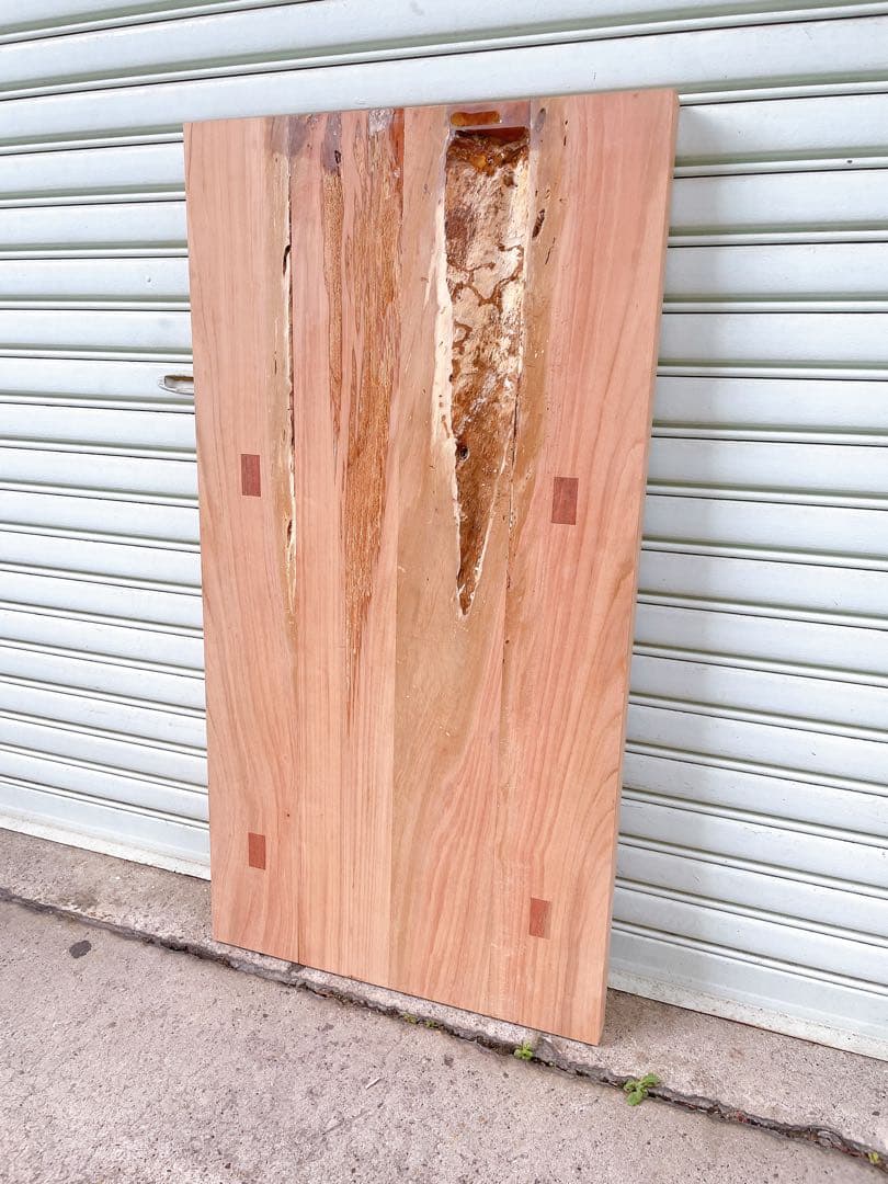 天然　桜　接ぎ合わせ　デスク　机　DIY材　木材　天板　無垢材　ローテーブル