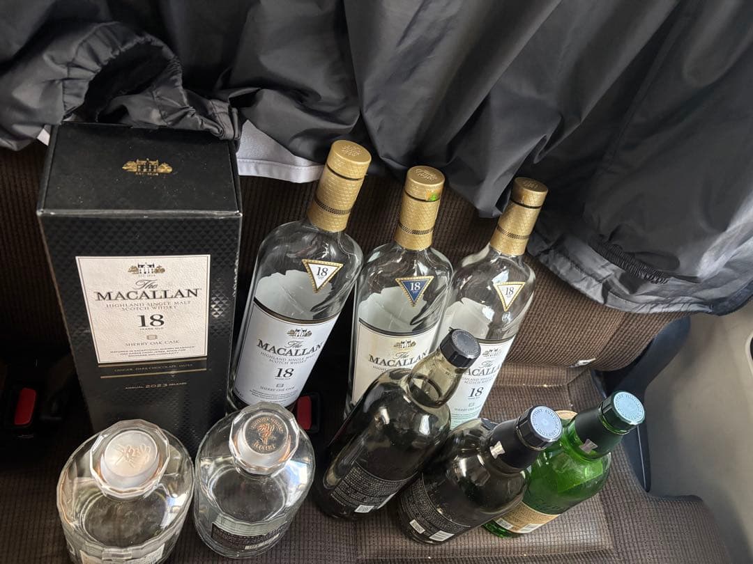 山﨑18年 2本白州18年響21年100周年1マッカラン 18年 3 箱1 空瓶