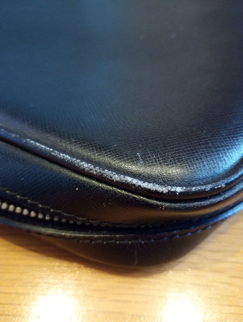 【希少】PRADA 本革サフィアーノレザーブリーフケース