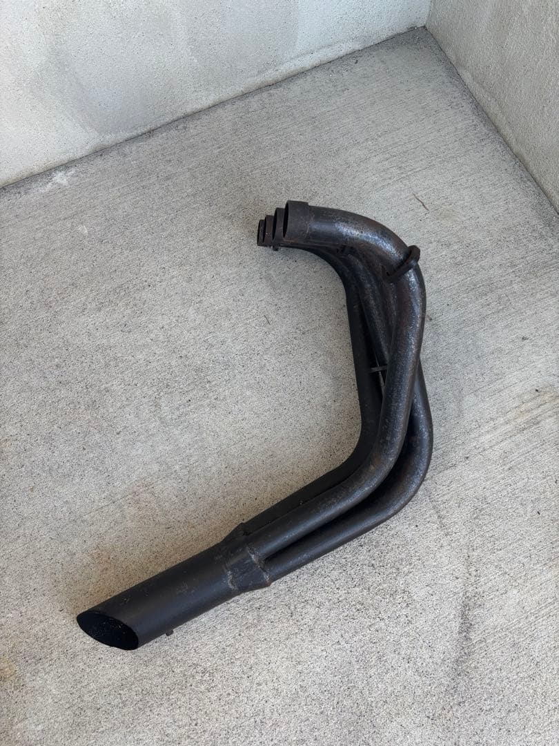 イナズマ400 ハス切りショート管　可変サイレンサー付き