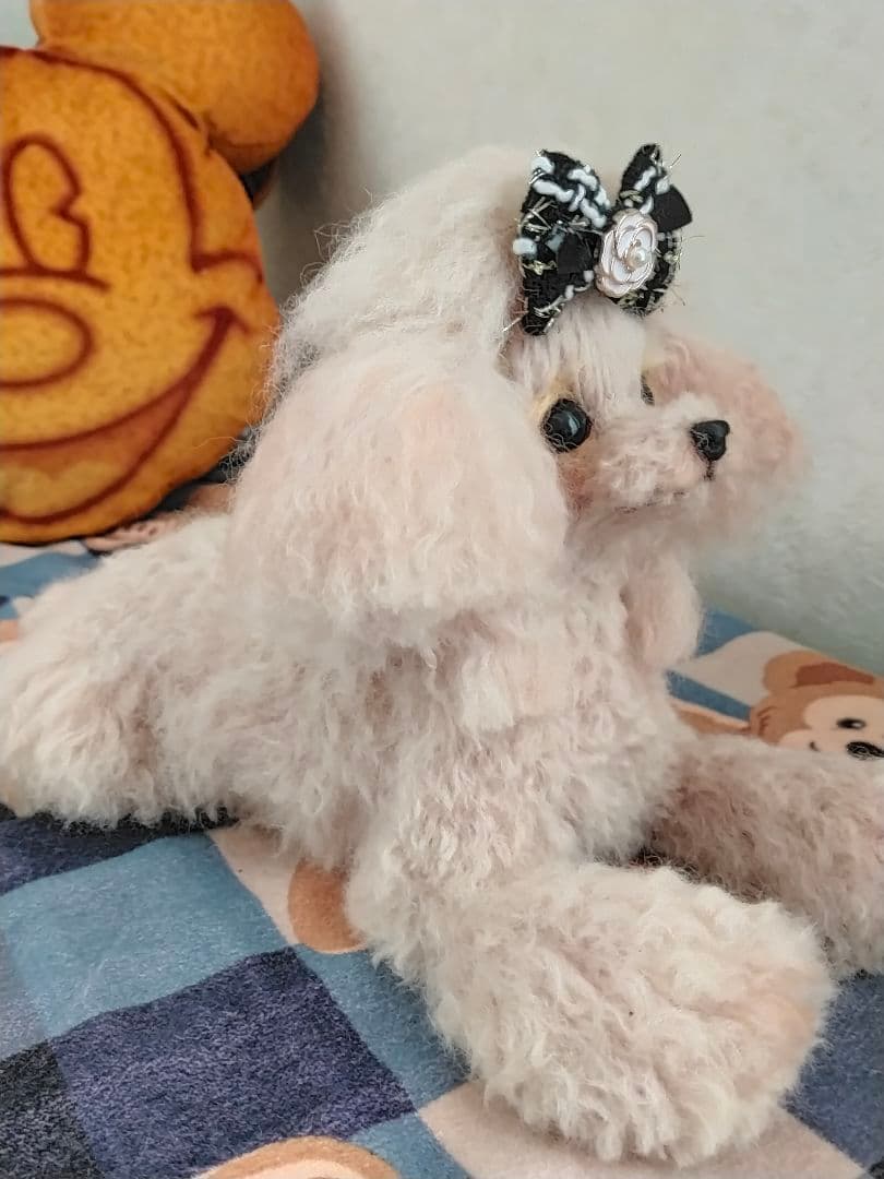 里親様募集♡送料込み。アプリコットちゃん。トップノット。