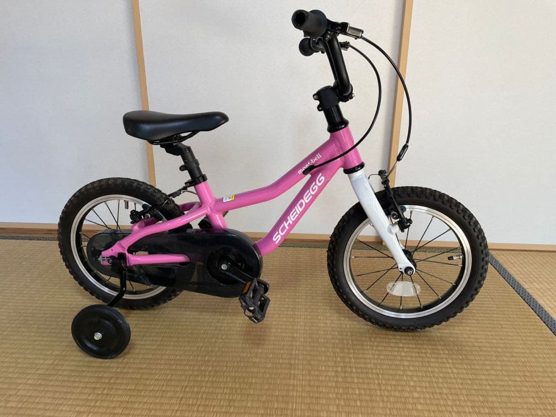 値下げ　シャイデック　モンベル　キッズ　14インチ　ベル装着済み