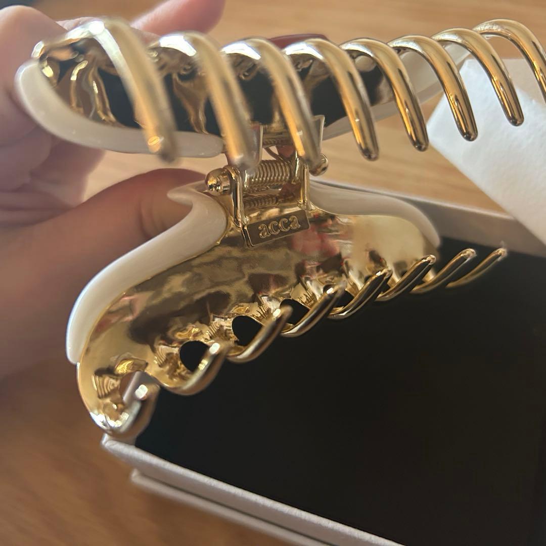 ぱんこさま専用ACCAアッカ　バービー クリップ Lサイズ　大理石ホワイト