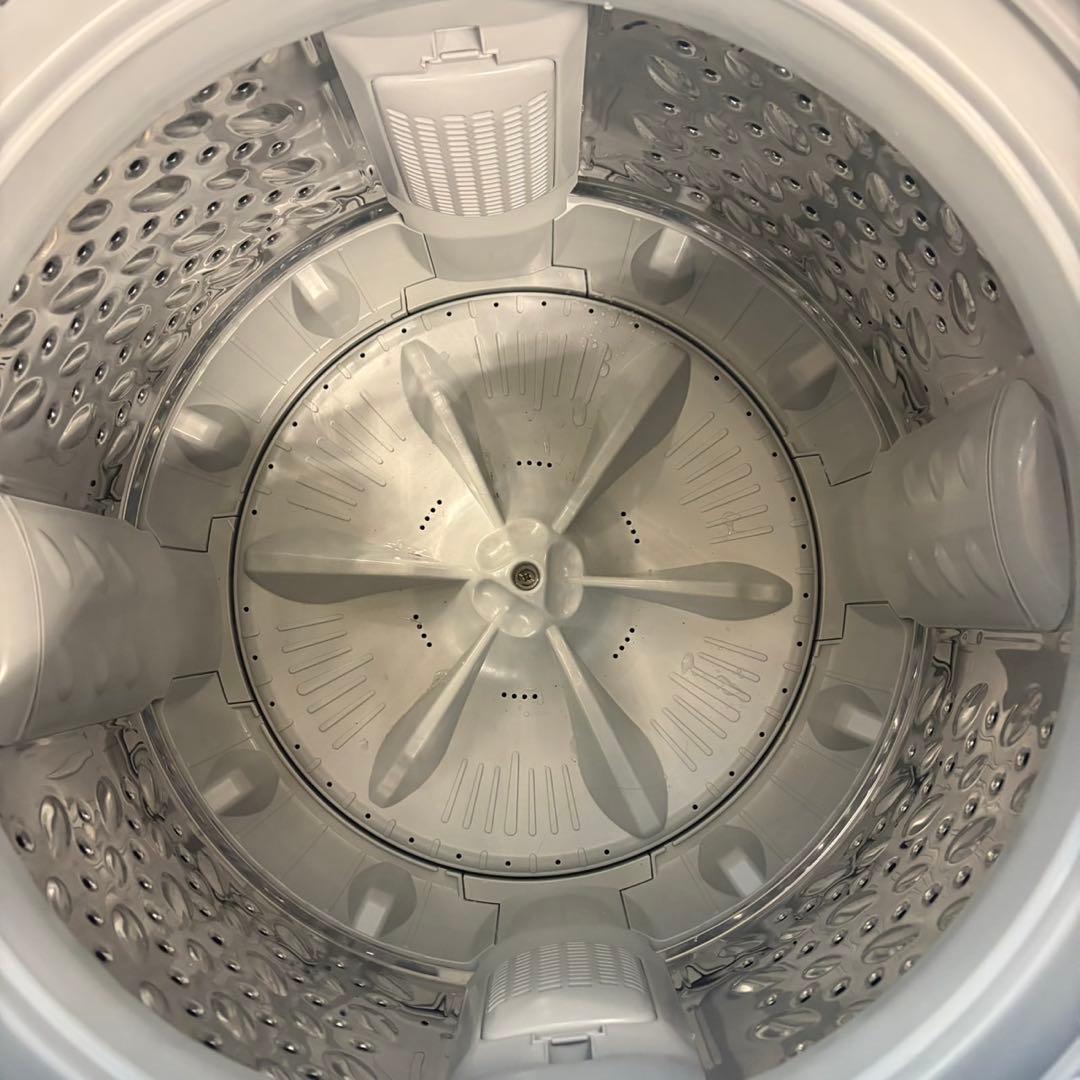 611 ガラストップ　洗濯機　7キロ　小型　一人暮らし格安　1〜2人暮らし用