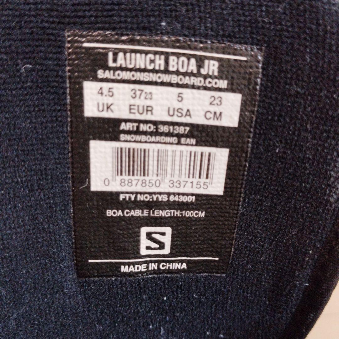 Salomon Launch Boa JR 23㎝　子供用　スノーボードブーツ