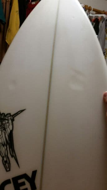 ステイシーサーフボード5.10フィン付き、送料込み