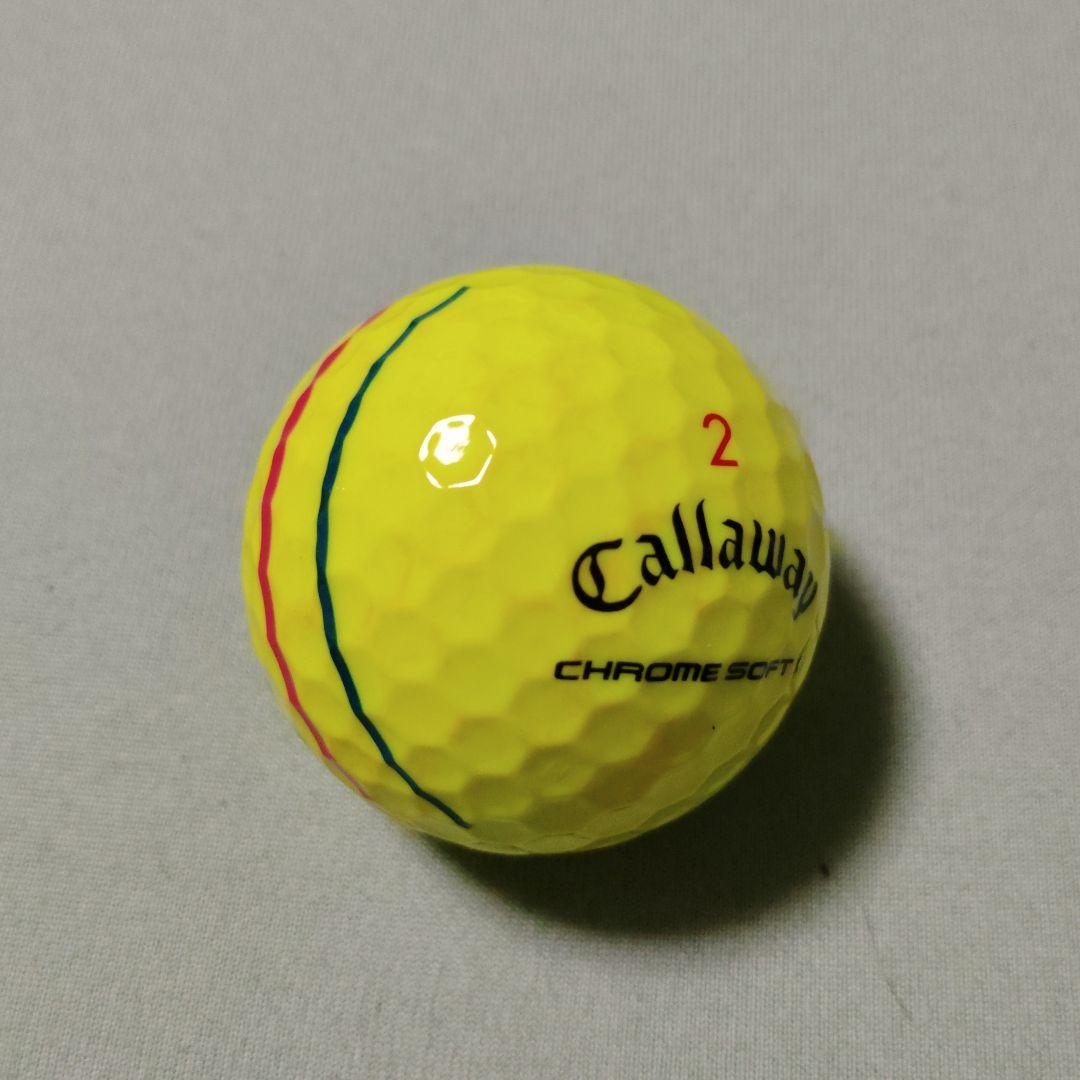 キャロウェイ　クロムソフトX　イエロー　2ダース+1スリーブ　未使用品