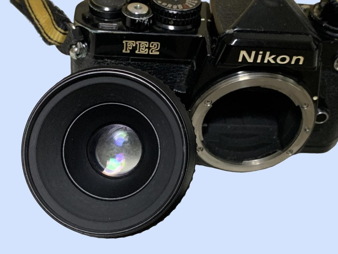 フィルムカメラ M6646 Nikon FE2 Micro-NIKKOR 55mm 1:2.8