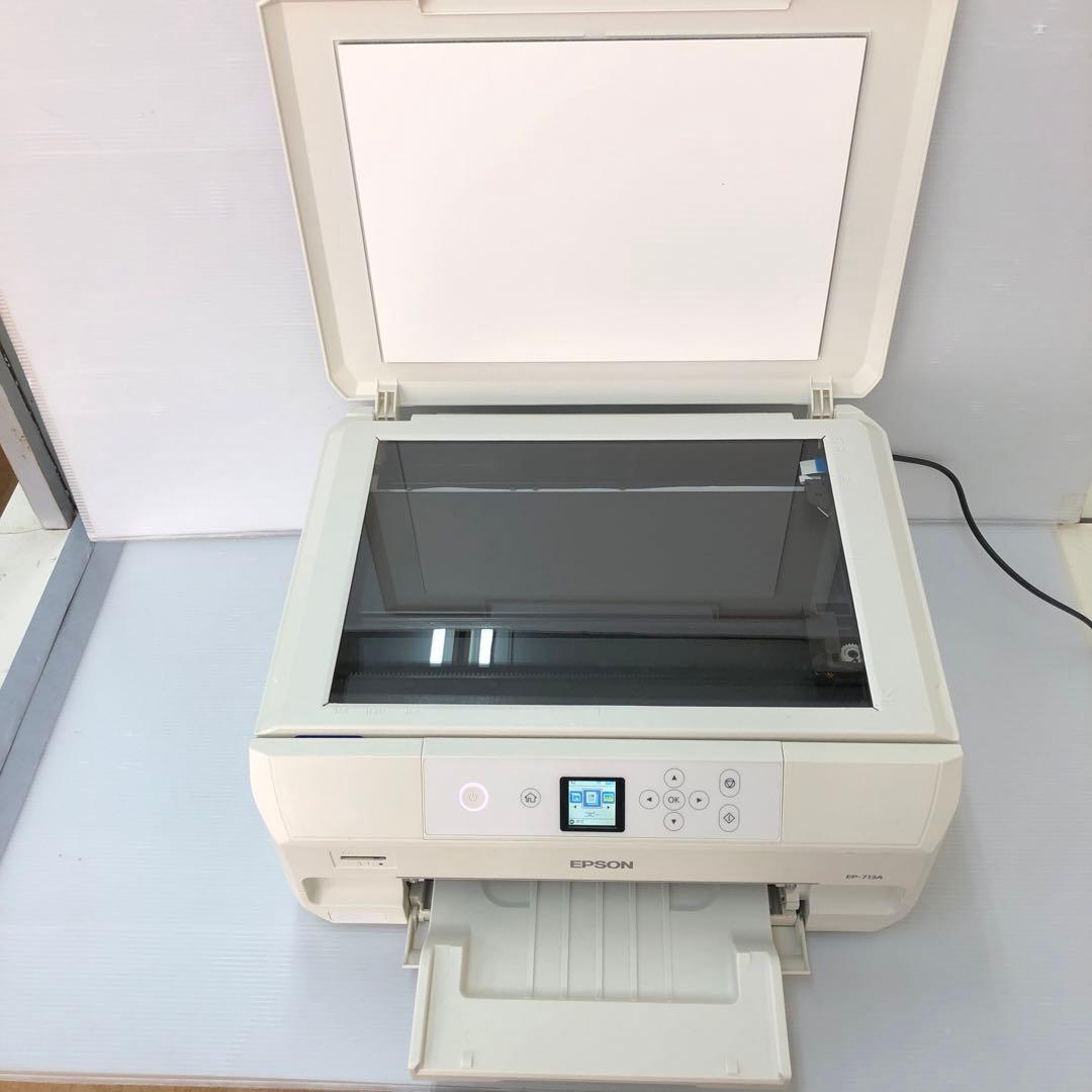 EP-713A エプソン プリンター　純正インク　基本動作確認　中古品