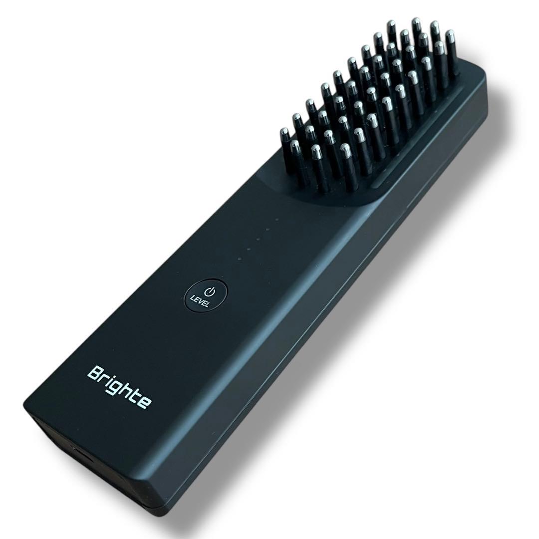 極美品 Brighte エレキブラシ 美顔器 電気ブラシ ボディケア 頭皮ケア