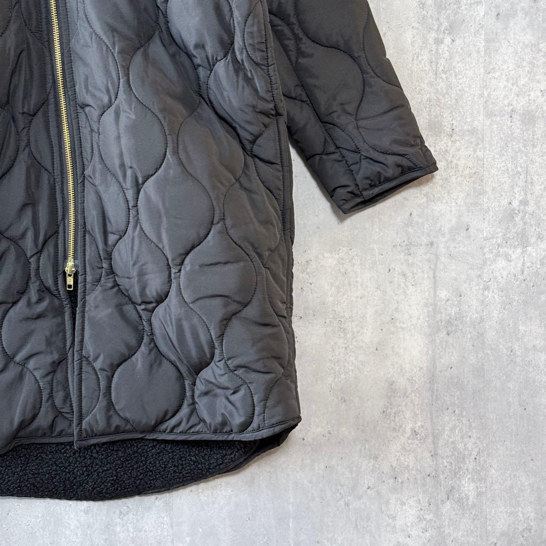 エマテイラー　キルティングフードコート 美シルエット3wayブラック 36 新品