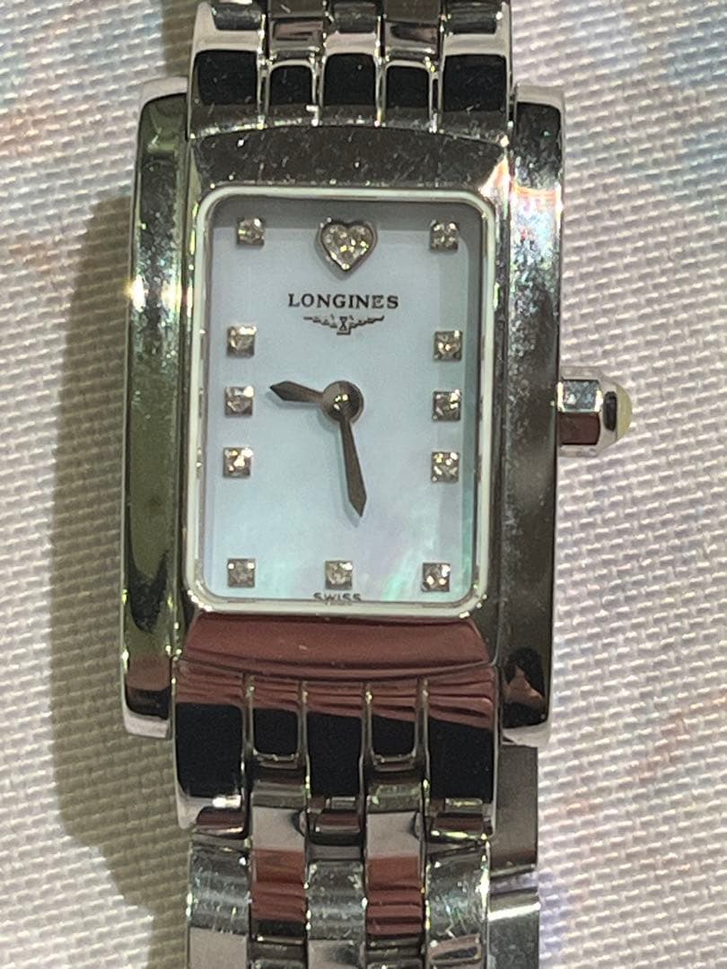 LONGINES シルバー 腕時計 ドルチェヴィータ ブルーシェル