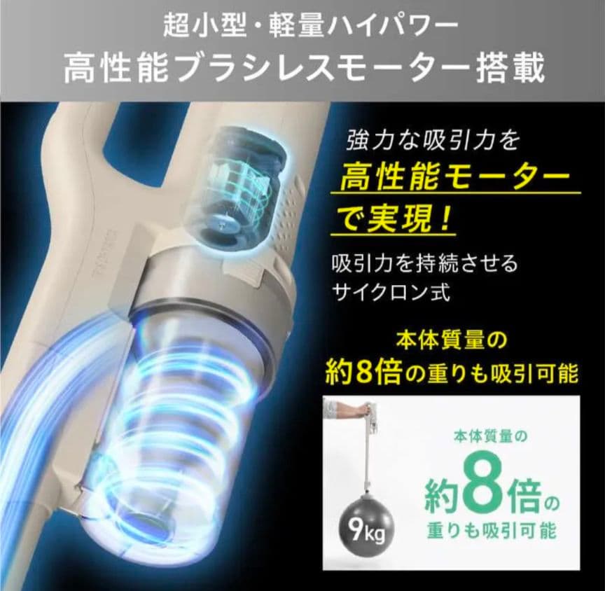 う*ん様 SCD-L3P-HC【新品未使用送料込】 スティッククリーナーアイリス