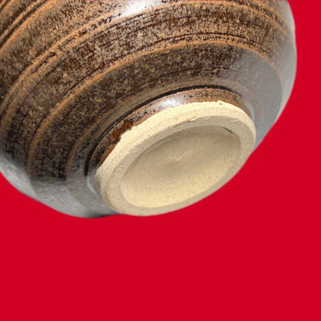 在銘 輪線文 茶碗 合わせ箱付 経年味 茶道具