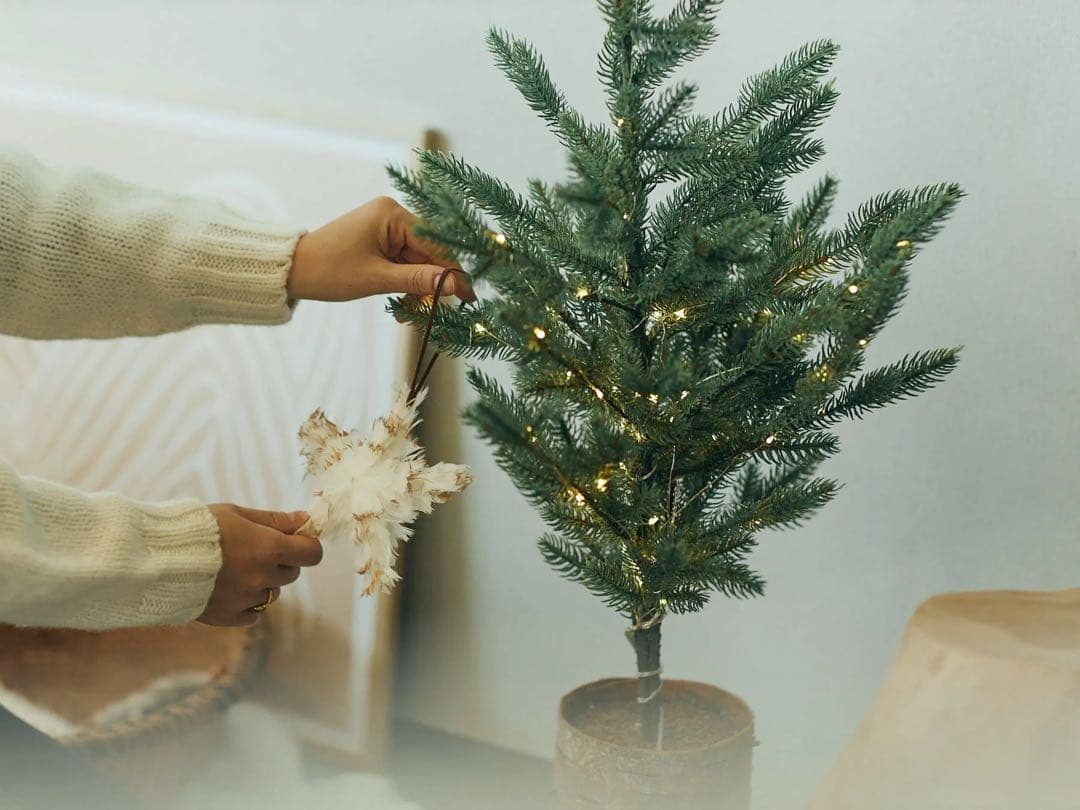 クリスマスツリー　ライト付き