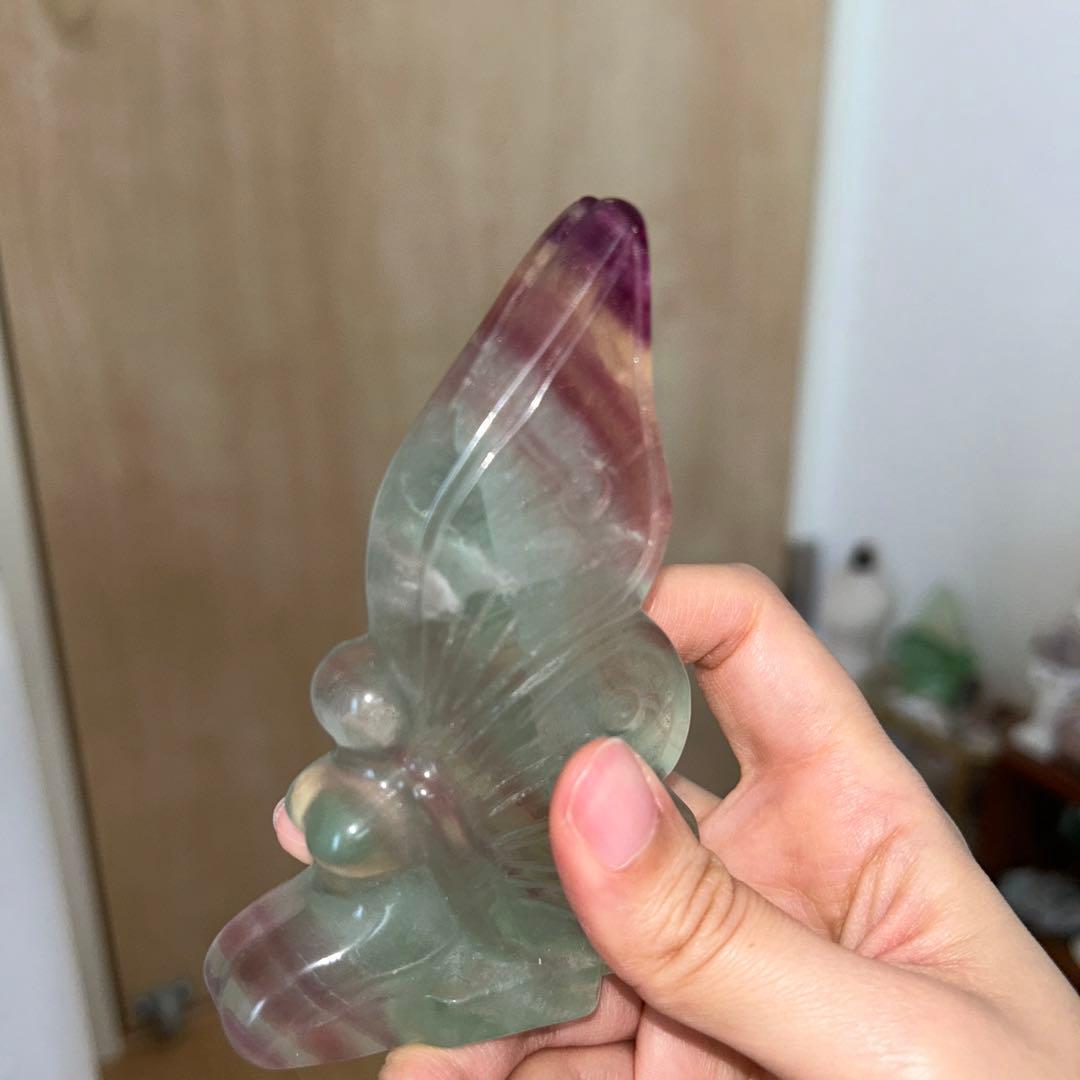 キャンディ フローライト 妖精 高品質 天然石