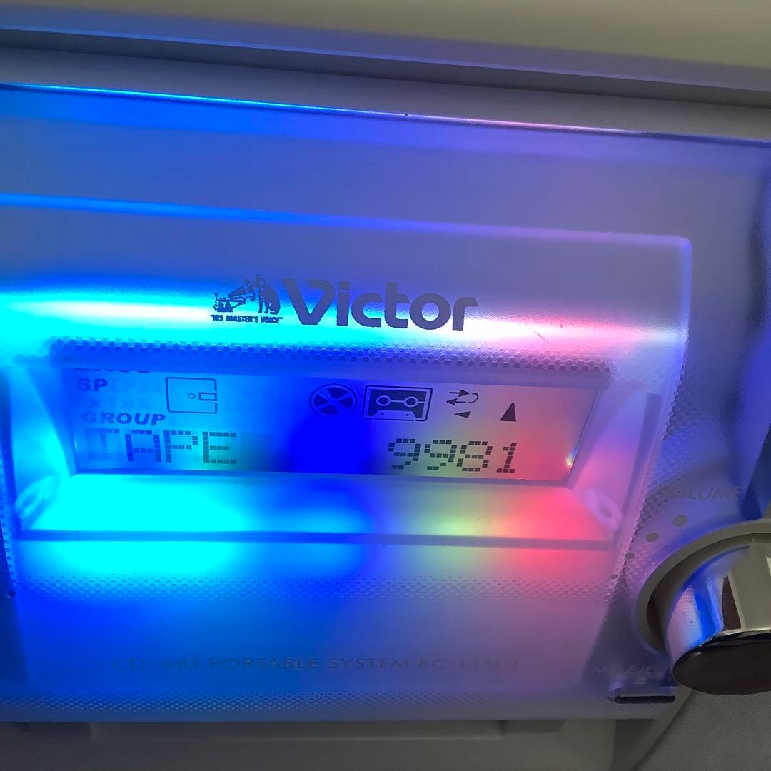 ビクター CD/MDラジカセ Clavia RC-L1MD-W