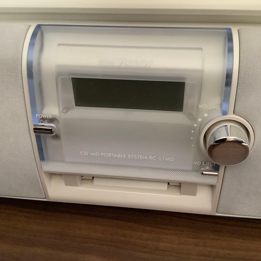 ビクター CD/MDラジカセ Clavia RC-L1MD-W