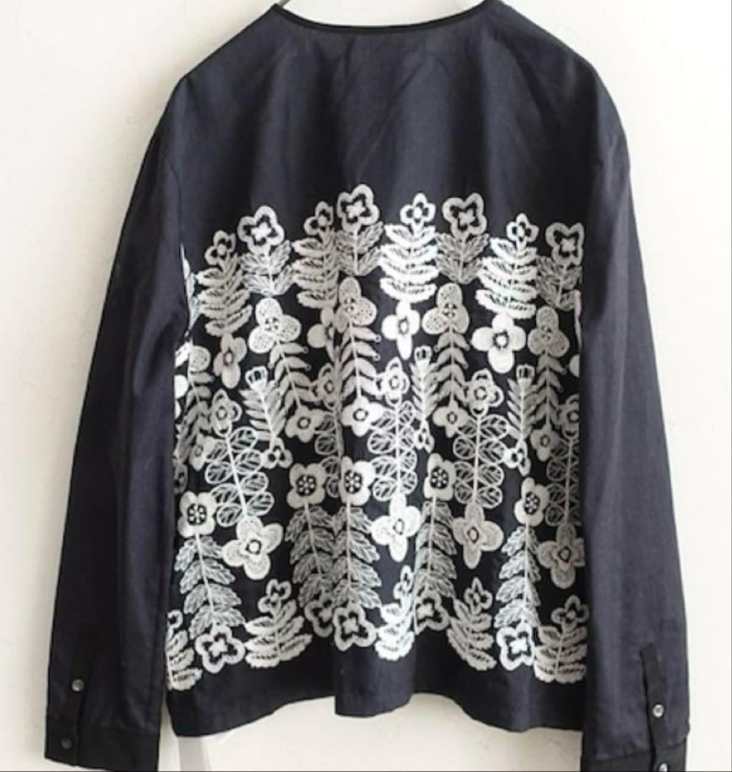 ミナペルホネン　swing garden ブラウス 40