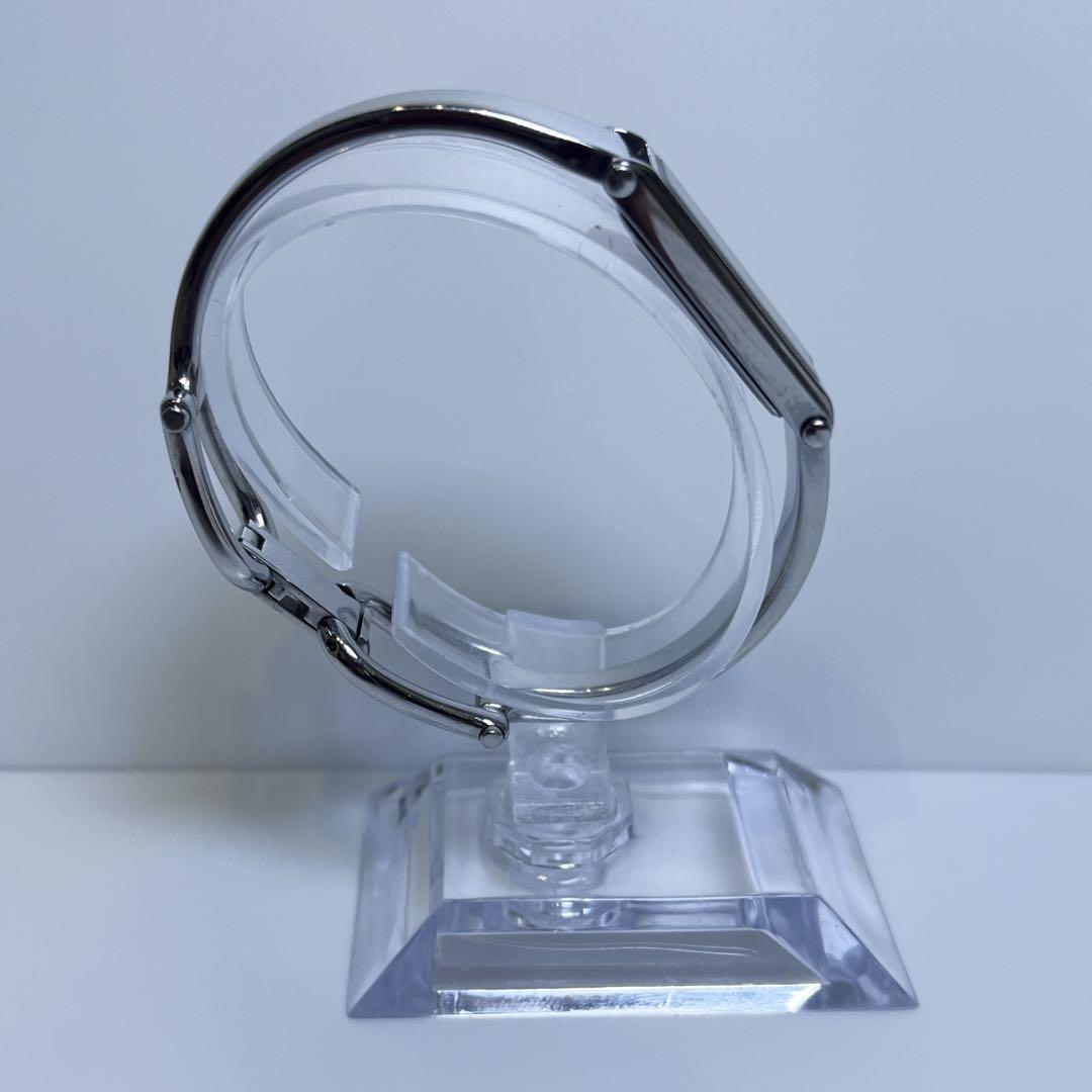 [美品]GUCCI グッチ 1500L シルバー メタルバンド 腕時計　稼動品