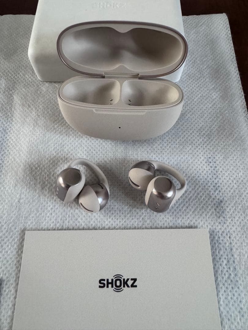 値下【新品】Shokz OpenDots ONE イヤーカフ型ワイヤレスイヤホン