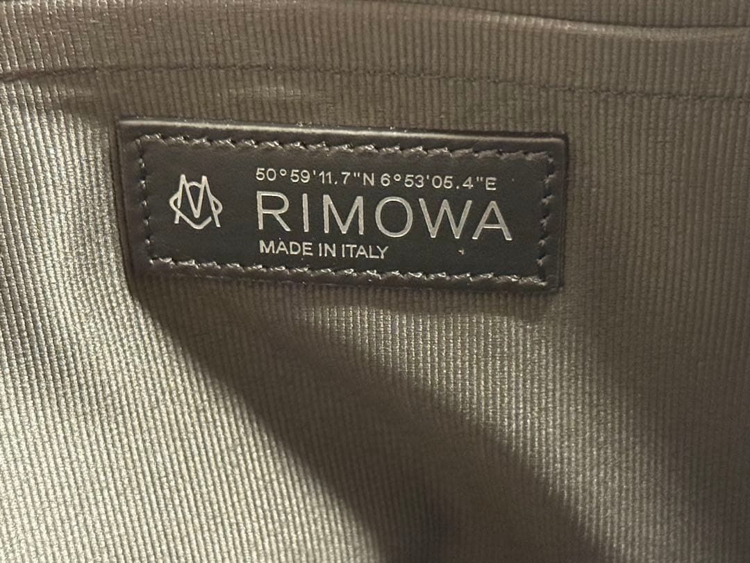 spider00様　RIMOWA フラットポーチ　ブラック