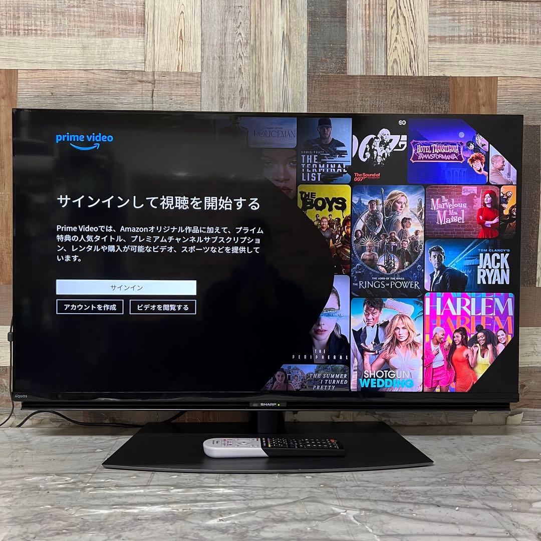 t_ogawさん専用未使用品シャープ40型4KチューナAndroid TV動画ア