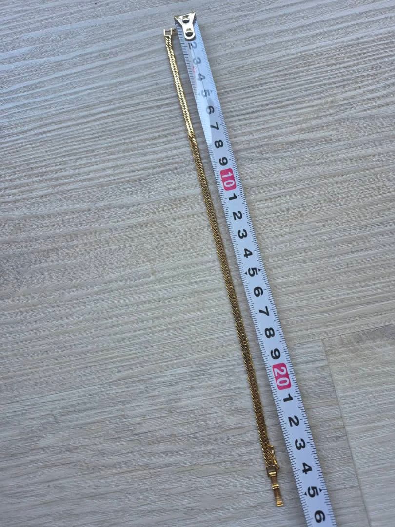 K18 喜平アンクレット １2面トリプルカット 10ｇ 日本製（750)