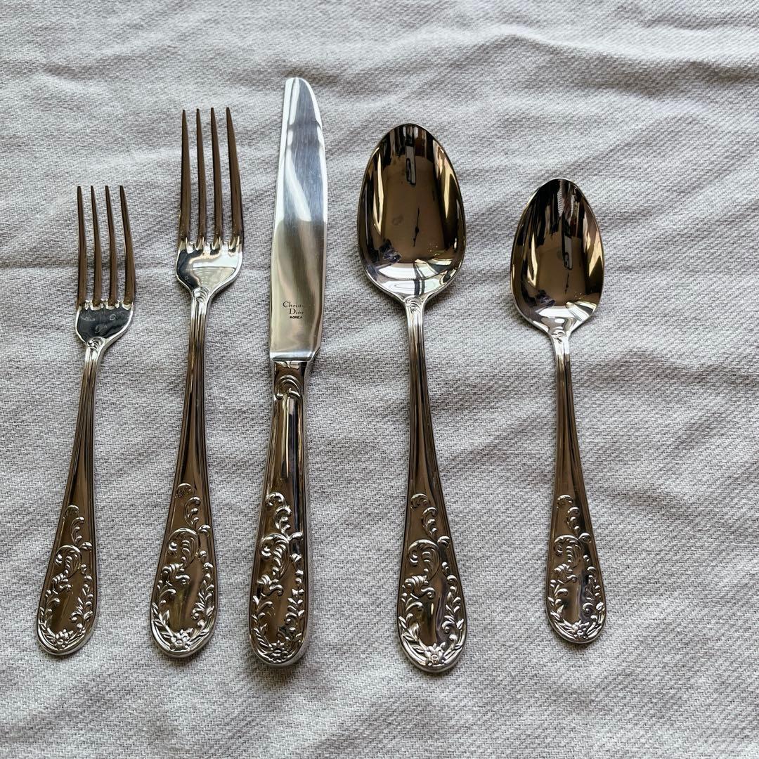 Christian Dior カトラリー ナイフ・フォーク・スプーン5本×2箱