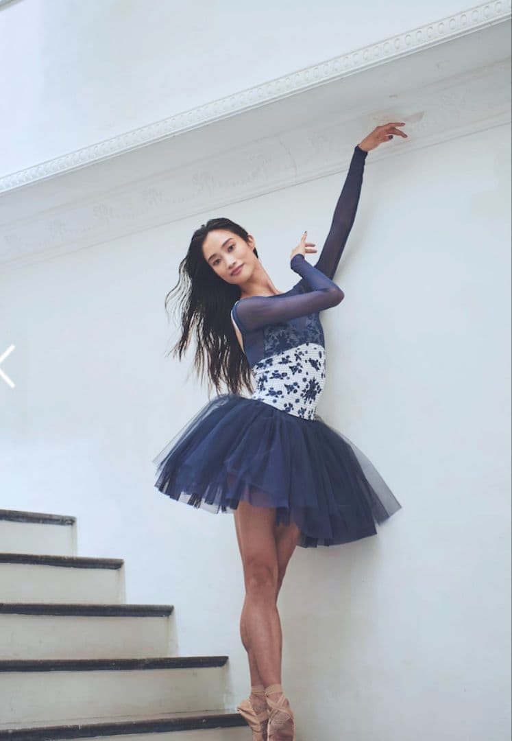 stinaレオタード新品未使用typeL navy ray M スティナ