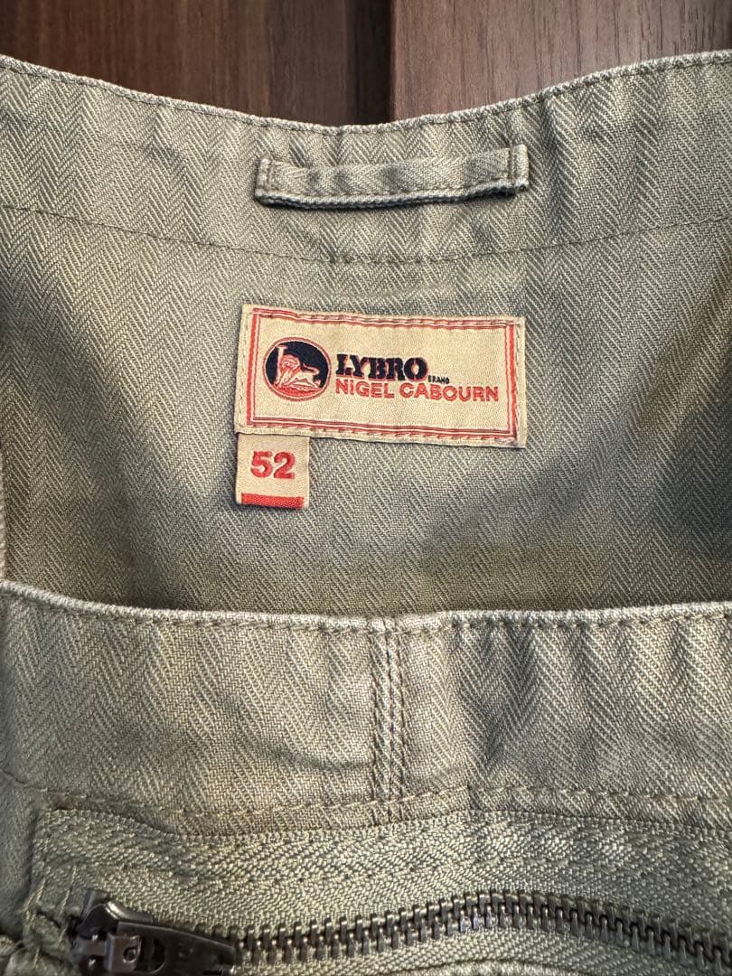 LYBRO NIGEL CABOURN ダンガリー 52 グリーン
