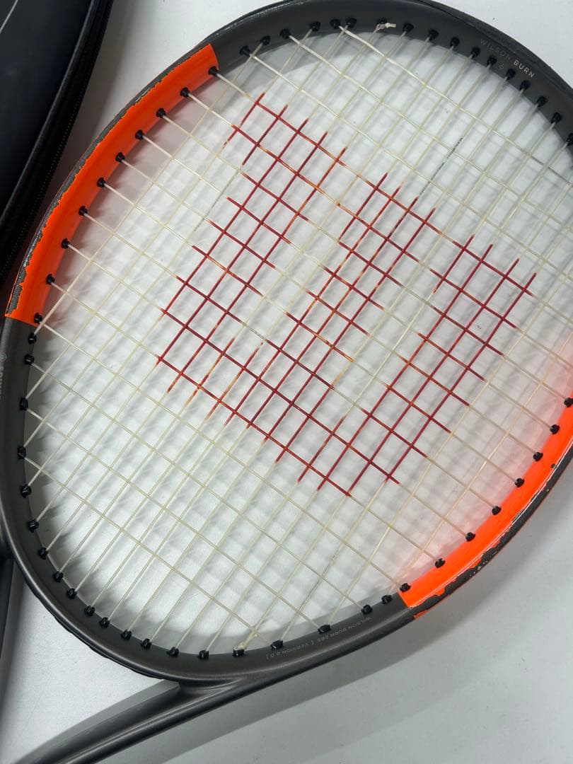 Wilson テニスラケット オレンジ/ブラック