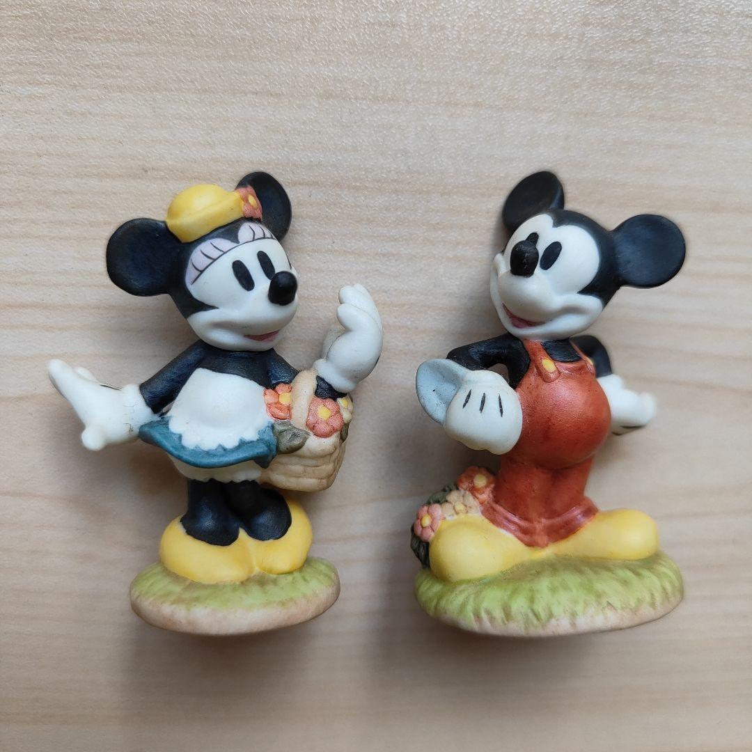 加藤工芸　ディズニー　箱庭　フィギュア　置物　ミッキー　ミニー　ドナルド