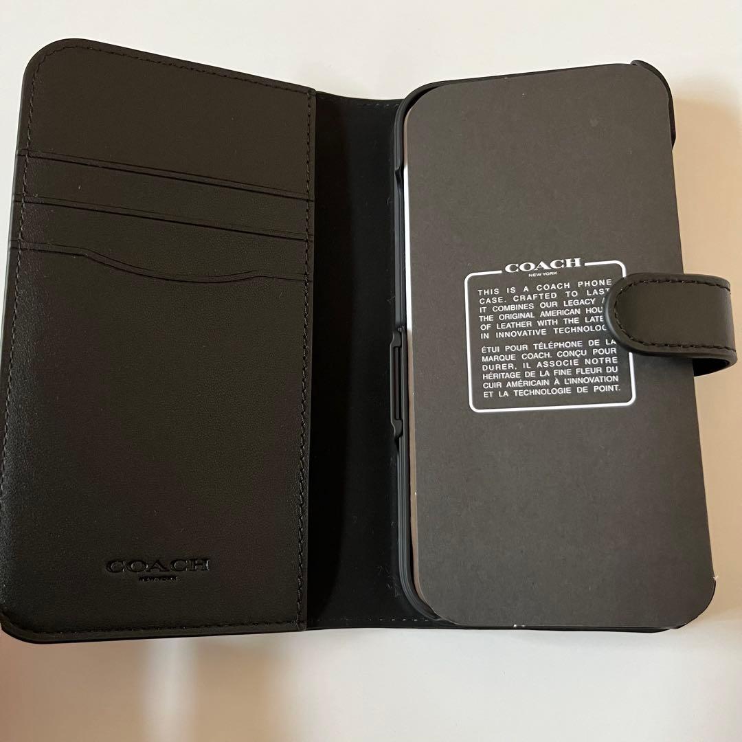 COACH 手帳型 iPhone13/14用ケース