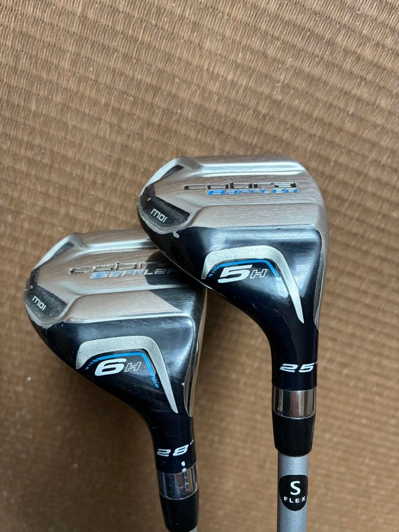 コブラ　希少品6番ユーティリティ　バフラーXL 2本セット　S