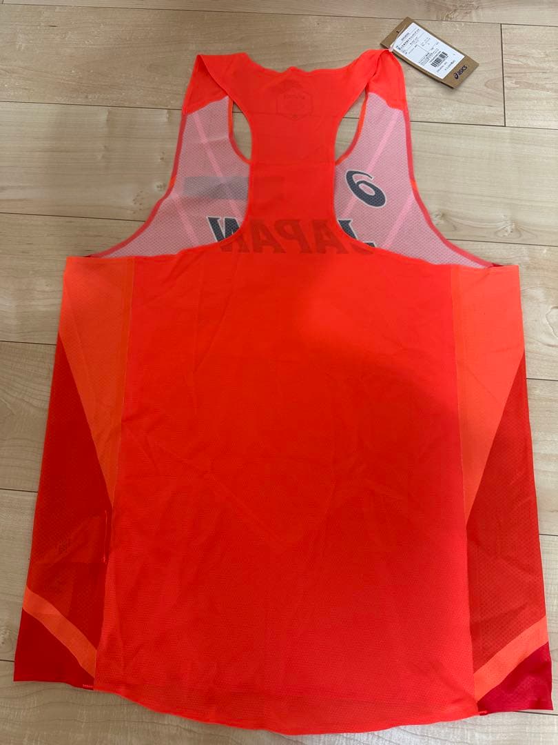 アシックス　陸上　日本代表　タンクトップ　シングレット　Ｌ