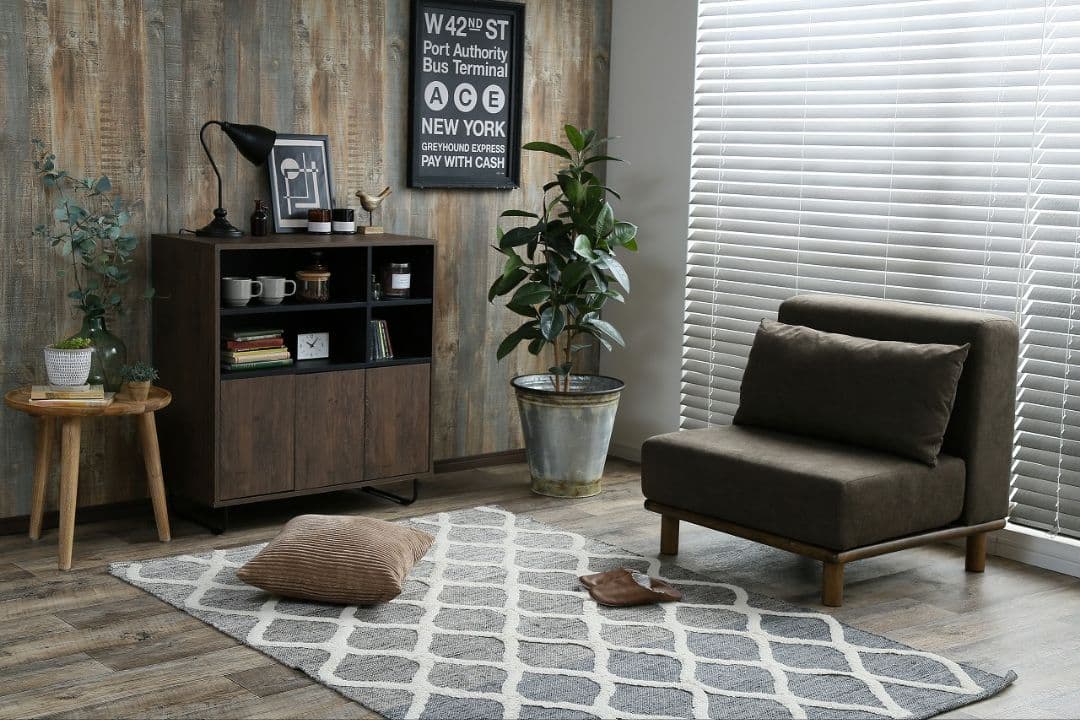 《新品・送料無料》【1人掛け】 Ivy 1人掛けローソファ