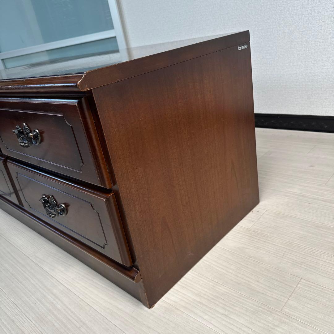 カリモク コロニアル チェスト 2段4杯 ローチェスト i4※