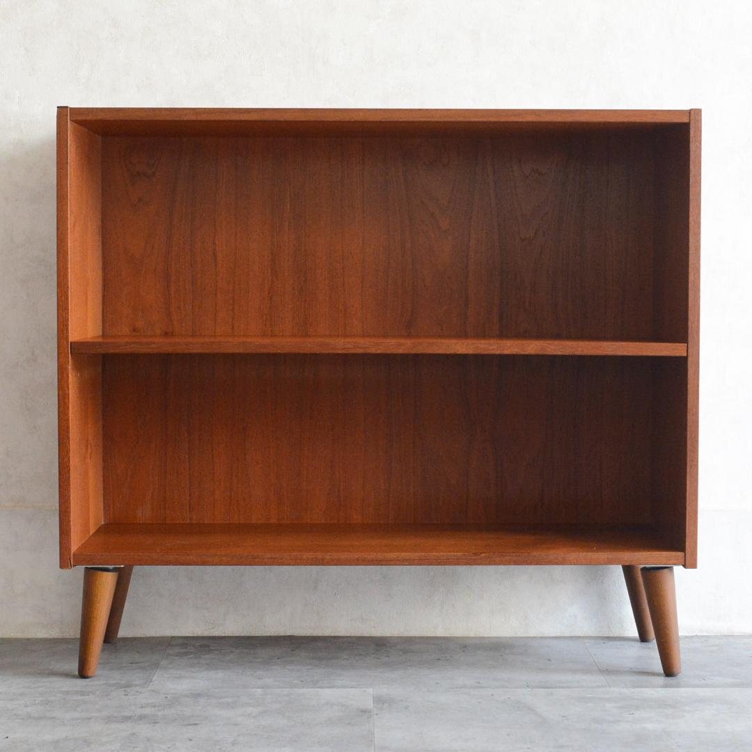 デンマーク 北欧ヴィンテージ 2段 ブックシェルフ オープンシェルフ 北欧家具