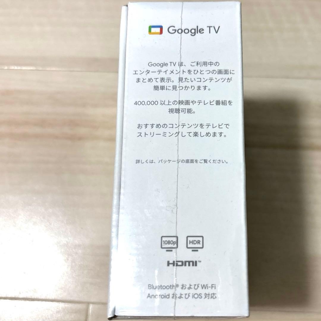 【新品未使用】Google Chromecast with Google TV