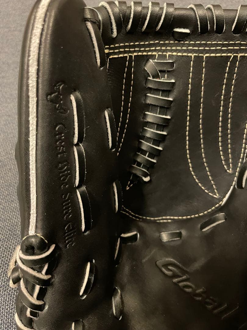 新品　グローバルエリート　野球 硬式グローブ 一般用　大人　右投げ　グラブ　黒