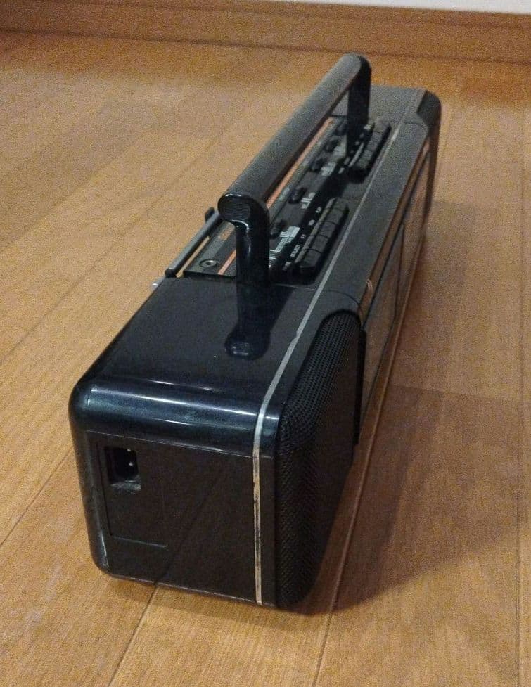 MAXI ポータブルラジカセ DRC-500 ダブルカセットデッキ レトロ