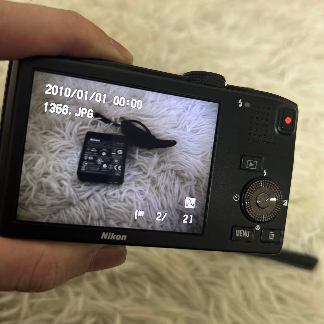 【一部訳あり】Nikon COOLPIX S8100 ブラック　動作確認済み