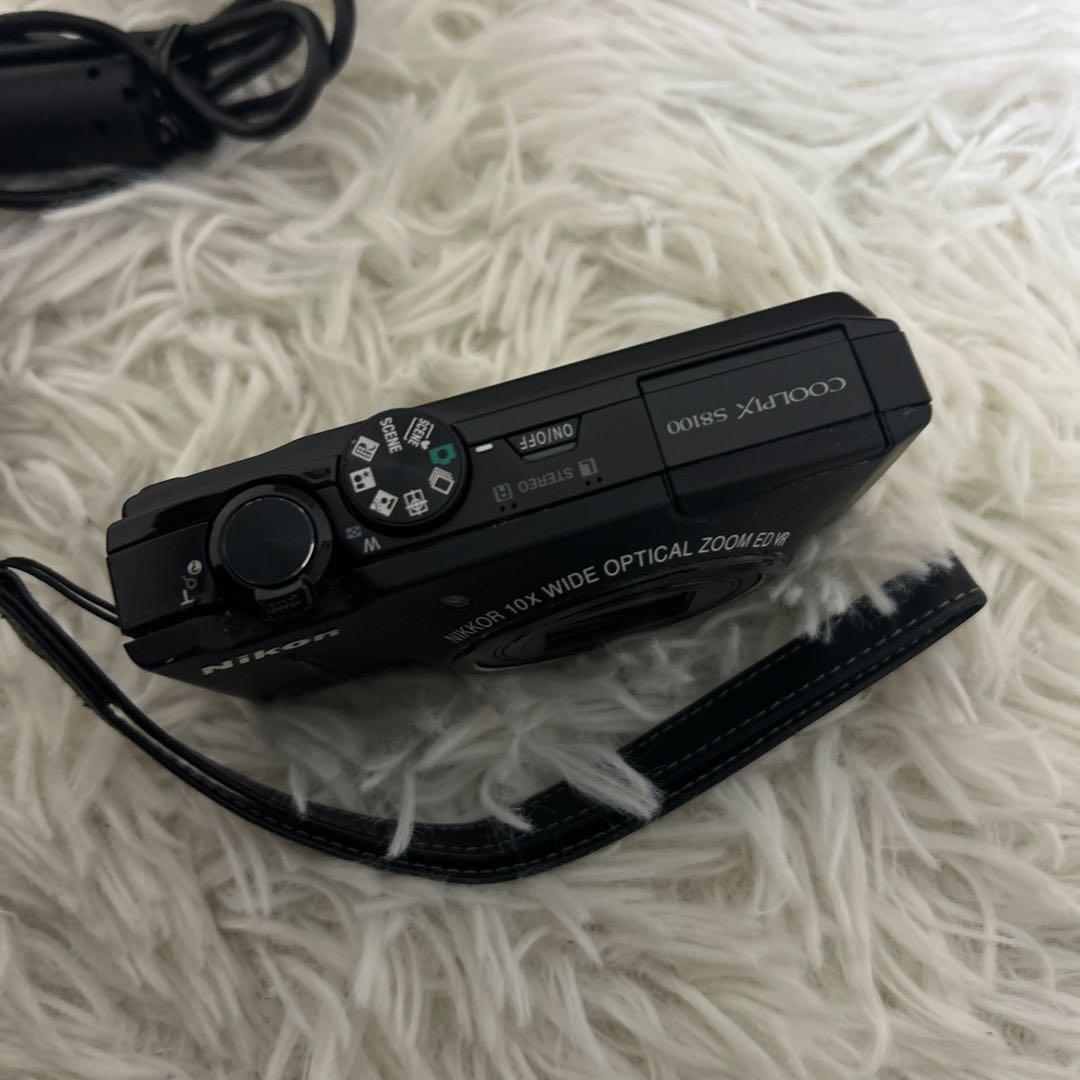 【一部訳あり】Nikon COOLPIX S8100 ブラック　動作確認済み
