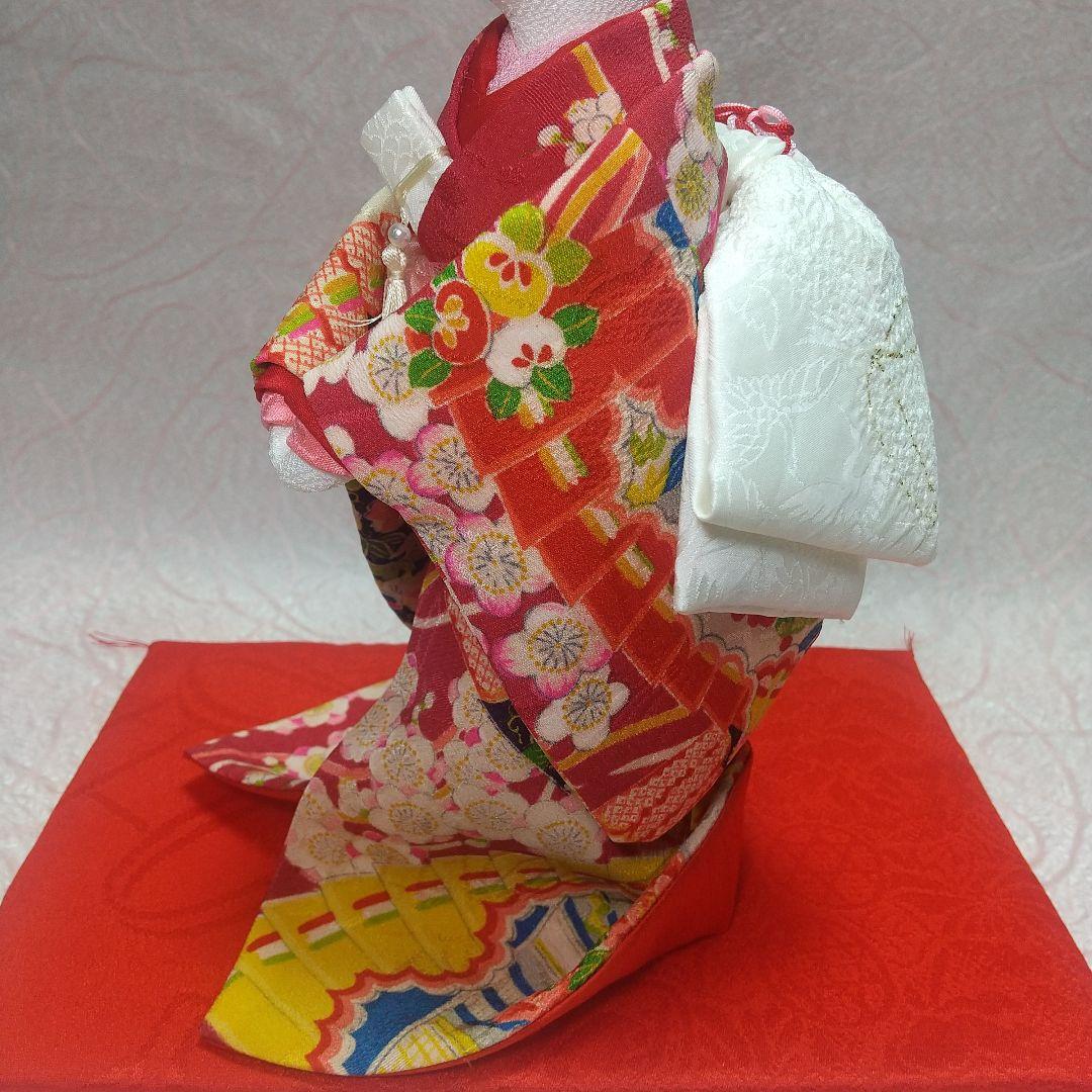 ちりめん細工 古布 うさぎの新郎新婦