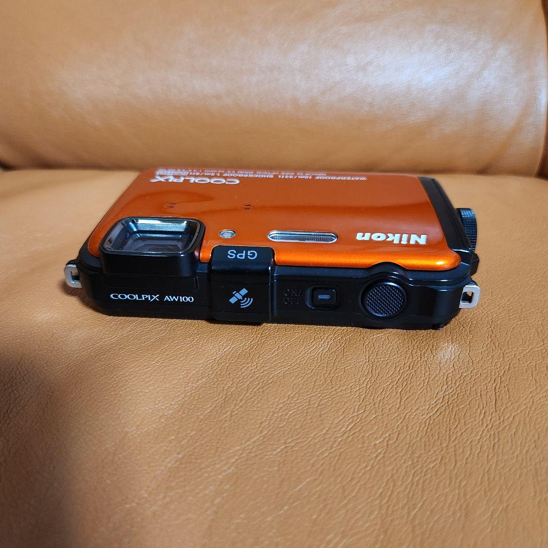 【廃盤希少！美品】Nikon COOLPIX AW100 オレンジ