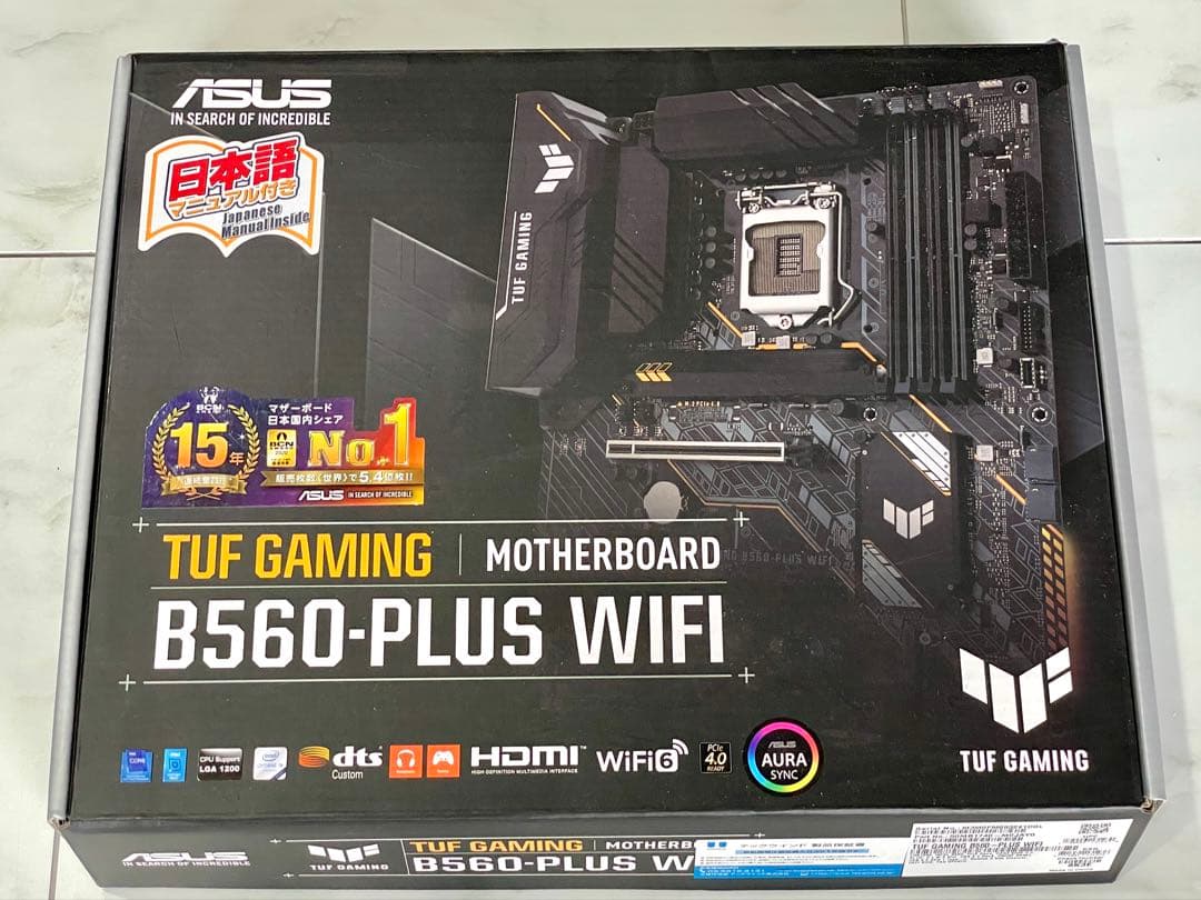 ASUS TUF GAMING B560+Core i7+16GB＋クーラー