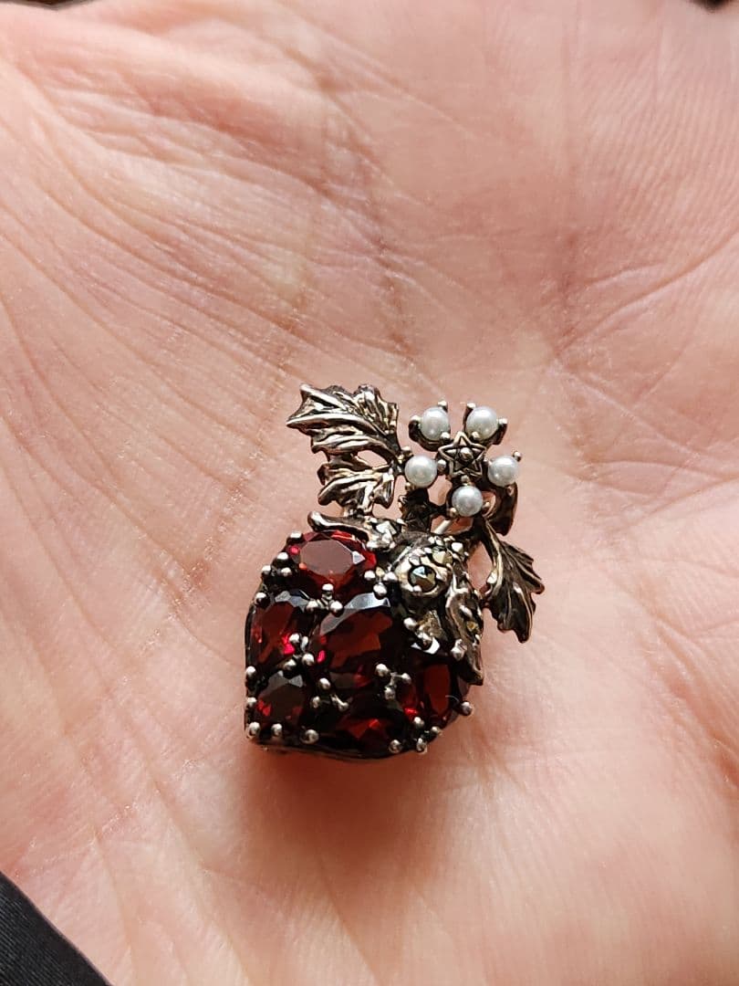 碌山　ガーネット　シルバー　ストロベリー