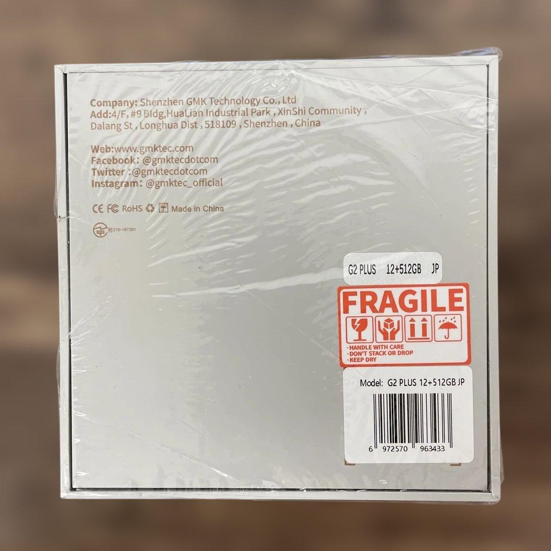12320 GMKtec ミニPC G2 PLUS 12＋512G